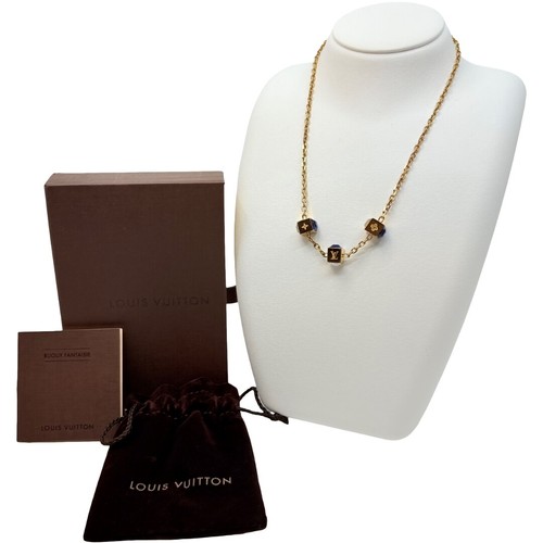 LOUIS VUITTON（LV） Autentica collana LOUIS VUITTON collier Gambit M65096 oro metallizzato #36635612