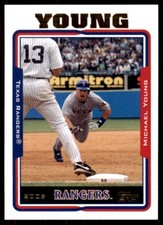 2005 Topps Michael Young Baseball Cards #263