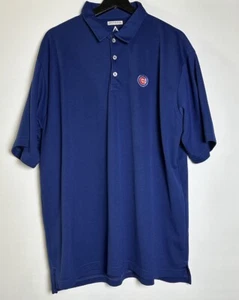 Antigua Chicago Cubs Men's Blue Logo Polo Shirt - X-Large - Picture 1 of 9