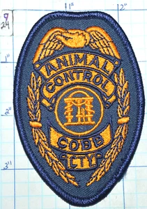 PARCHE GEORGIA, COBB CITY DEPARTAMENTO DE POLICÍA DE CONTROL DE ANIMALES 3,75" - Imagen 1 de 1