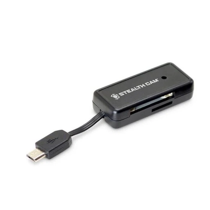 Stealth Cam STC-SDCRAND Micro USB OTG Memory Card Reader for Android Devices NEW - Image 1 of 1