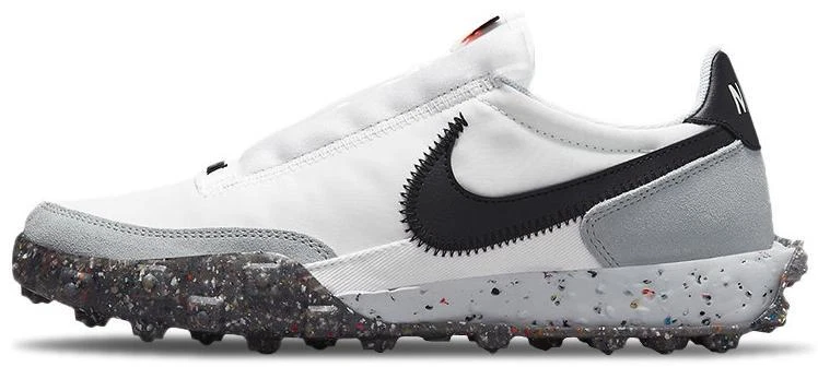 Size 5 - Nike Waffle Racer Crater White Black W