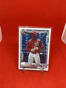 2021 1st Bowman Jeremy De La Rosa #BP-25 Rookie Nationals - Free Shipping - Bild 1 von 1