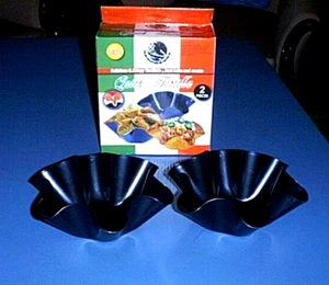 QUICK TORTILLA & TACO Shells NonStick Baking Pan Set of (2) - NEW in Box! - Picture 1 of 2