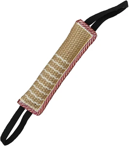 Dog Tug Toy Dog Training Bite Pillow Jute Bite Toy - Best for Tug of War, Puppy - Picture 1 of 6