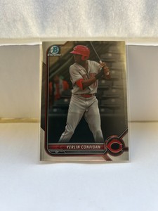 2022 Bowman Draft Chrome Base #BDC-199 Yerlin Confidan - Cincinnati Reds