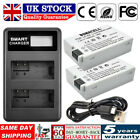 2X Camera Battery+ LCD DUAL Charger For Canon LP-E8 EOS 550D 600D 700D T3i X4 FB