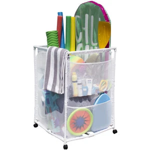 Pool Organizer 417227, Large, White - Picture 1 of 8