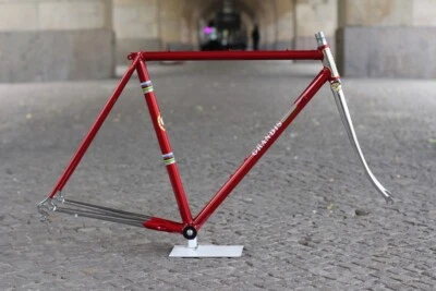Grandis Columbus Frame / 51 cm / Dark Red Chromed Campagnolo slx sl #VELOWIZARD - Bild 1 von 4