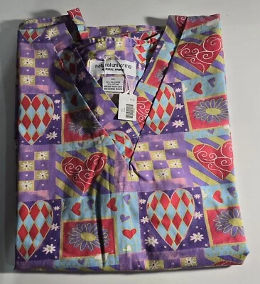 Natural Uniforms Scrubs Top Women's Size XS NWT  - Image 1 of 3