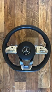 Mercedes Benz A B C E W177 W247 W205 W213 W253 AMG Line Lenkrad / Steering Wheel - Bild 1 von 8