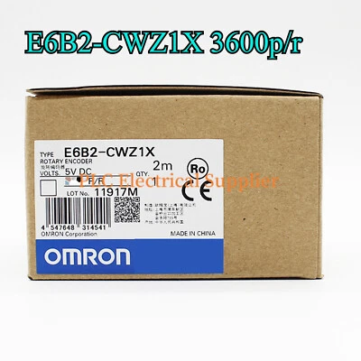 1X OMRON Incremental Rotary Encoder E6B2-CWZ1X 3600p/r Differential Signal - Image 1 of 4