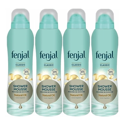 Fenjal Classic Luxury Shower Mousse 200ml x4