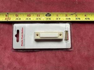 (0506.) Botón de repuesto para campana de puerta - cuerpo de marfil - Imagen 1 de 2
