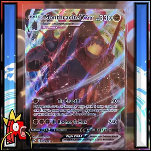 Pokémon : Monthracite Vmax 099/185 - E&B Voltage Éclatant - FA Ultra Rare - NEUF - Imagen 1 de 3