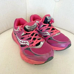 Saucony Girls Running Shoes Toddler Sz 10.5 Pink Black ISO Series Play Sneakers - Picture 1 of 11