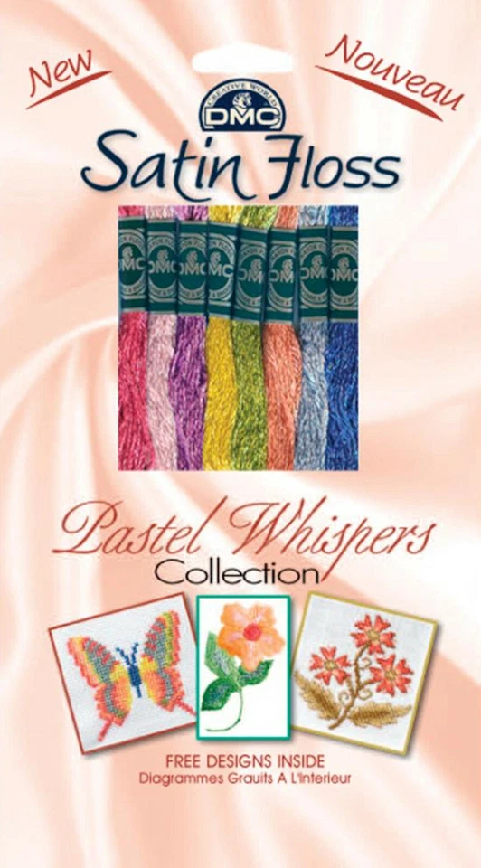  8 Skeins of DMC Satin Floss Pastel Whispers Set #1008FPK2 - Image 1 of 1