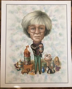 Book Clipping Photo Illustration Andy Warhol - Picture 1 of 2