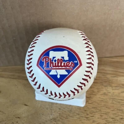 1994 Burger King Phillies Baseball Lenny Dykstra & Dave Hollins Fotoball Ball - Image 1 of 4