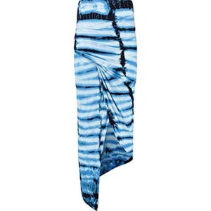 YOUNG FABULOUS & BROKE YFB Kulani BLUE Tie Dye GATHERED Skirt ( S ) - Picture 1 of 1