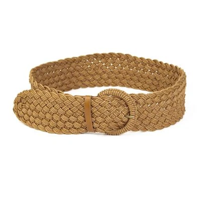 Women's tassel knotted belt hand woven belt Women's Bohemian Style Rope Braid - Image 1 of 4