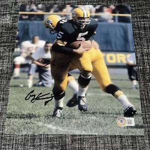 PAUL HORNUNG SIGNED AUTOGRAPH 8X10 PHOTO GREEN BAY PACKERS HOF BECKETT BAS COA - Picture 1 of 1