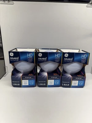 Ge 40w Frosted 250 Lumen Decorative G25 Shape Medium Screw 3 Bulbs HD Reveal - Image 1 of 4