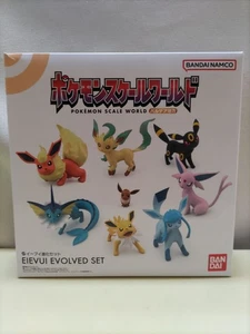 Bandai Pokemon Scale World Paldea Eevee Evolution Set of 8 Pcs Figure - Picture 1 of 12