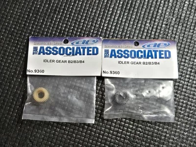 2 NEW Vintage RC Team Associated ASC9360 Idler Gear For B2 B3 B4 9360 Black - Image 1 of 4