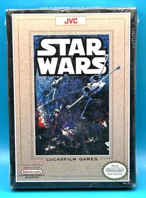 1991 Nintendo NES Star Wars Oval SOQ REV A JVC - Brand New FACTORY SEALED - Image 1 of 4