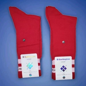 Burlington MEN, "COURT", 2 Paar, Tennissocken, red, Gr.40-46, NEU!🔥 - Bild 1 von 8