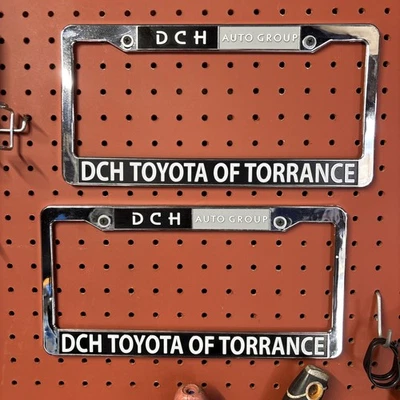 2 Toyota Torrance Chrome License Plate Frames. Tabs Are In Tact. - Image 1 of 4