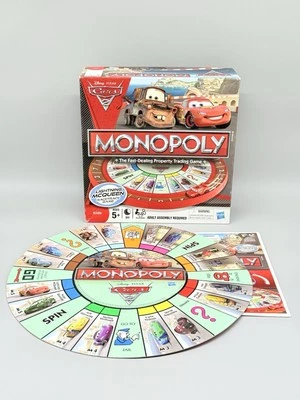 Hasbro 2011 Monopoly Disney Pixar Cars 2 caja de tablero de repuesto solo instrucciones Foto 1 de 4