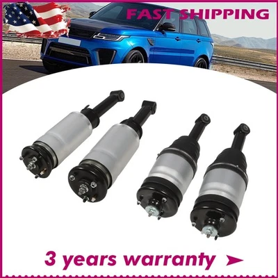 4X Front + Rear Air Suspension Shocks For Land Rover Range Rover Sport - Imagem 1 de 4