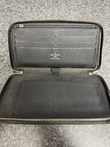 Authentic Louis Vuitton Black Epi Leather Zippy Zipper Long Wallet Organizer - Picture 1 of 16