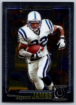 2001 Topps Chrome Edgerrin James Indianapolis Colts #100 - Image 1 of 2