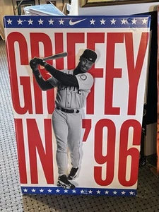 Griffey Jr 1990’s “Griffey In 96”DBL Sided 3-D Foamcore Sign. Absolutely My Fav! - Picture 1 of 7