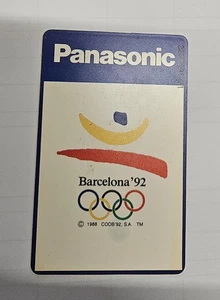Telefonkarte BARCELONA 19 92 von Panasonic normaler Zustand VERMUTLICH voll  II - Bild 1 von 2
