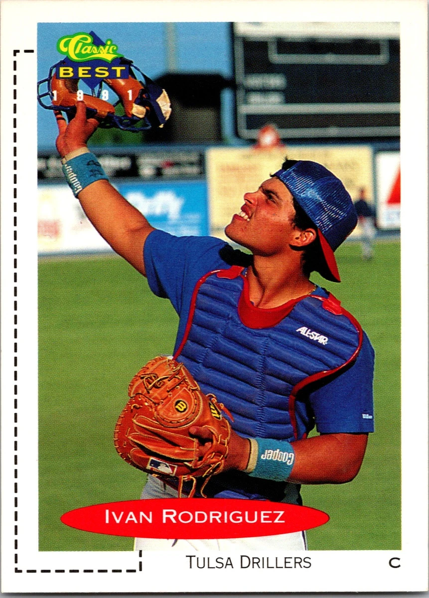 Ivan Rodriguez Minor League Baseball Rookie Trading Cards