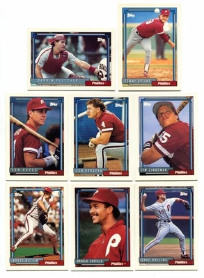 Lot Of (16) 1992 Topps Baseball Cards - Philadelphia Phillies - Image 1 of 4