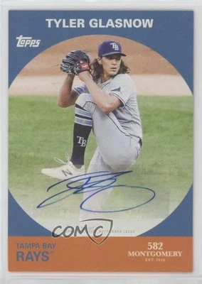 2022 Topps 582 Montgomery Club Set 5 Auto Tyler Glasnow #20A Auto - Image 1 of 2