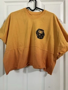 The Lion King Medium Cropped Orange Tee - Picture 1 of 3
