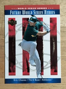2002 Upper Deck World Series Heroes #141 Eric Chavez FWS - Bild 1 von 2