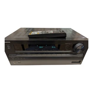ONKYO TX-NR646 7.2-Channel Network A/V Bluetooth WiFi 4K Atmos Receiver  - Picture 1 of 13