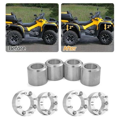 For Can-Am Outlander 1000R 650 2" Full Lift Kit+4pcs 2.0" Wheel Spacers 4x137mm - Image 1 of 4