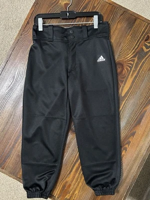 Adidas Black Knicker Baseball Pants Size Small 8/10 - Image 1 of 4