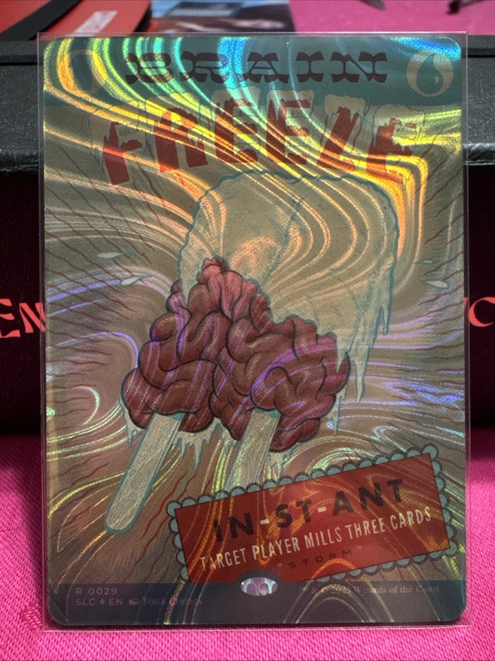 Brain Freeze - Secret Lair Encyclopedia NM Halo Foil MTG - Image 1 of 1