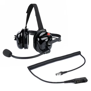 Bommeow Noise Isolation Headphone with Boom Mic for Motorola XPR3300 XPR3500 - Picture 1 of 6