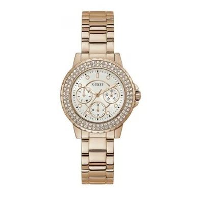 Orologio Donna Guess Crown  GW0410L3 Quadrante Con Brillanti Bianchi - Immagine 1 di 3