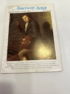 American Artist Magazine August 1971. Special Artists’ Guide Issue Vintage - Picture 1 of 9